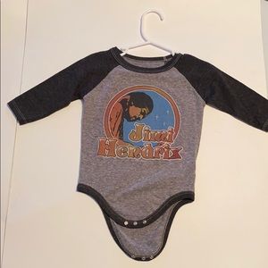 Jimi Hendrix Raglan Onesie